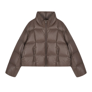 【95%白鸭绒】JNBY/江南布衣秋冬羽绒服女短款宽松立领5OAC14660