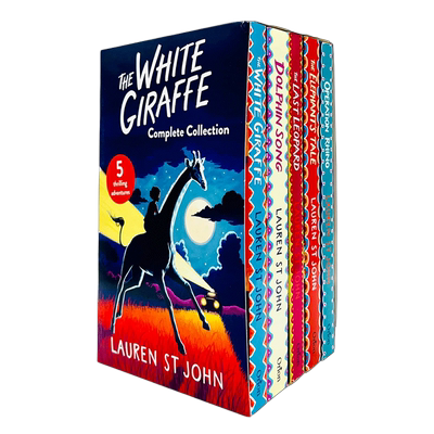 英文原版 Lauren St John's White Giraffe Series 5 Copy Slipcase 劳伦圣约翰的白色长颈鹿5册 英文版 进口英语原版书籍