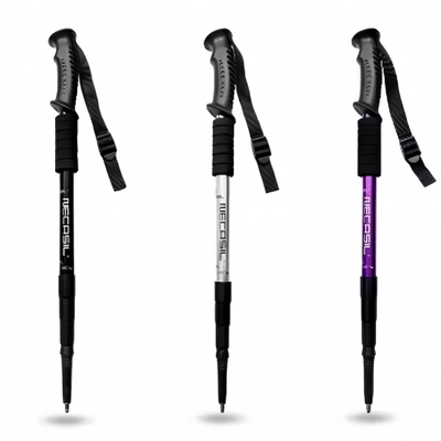 爬山拐杖专业户外登山杖手杖轻便折叠伸缩多功能德国男女款防身棍