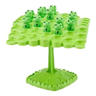 爆款青蛙平衡树多人竞技亲子互动益智玩具儿童桌面游戏解压青蛙