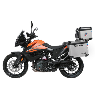 KTM390ADV专用铝合金箱无损安装