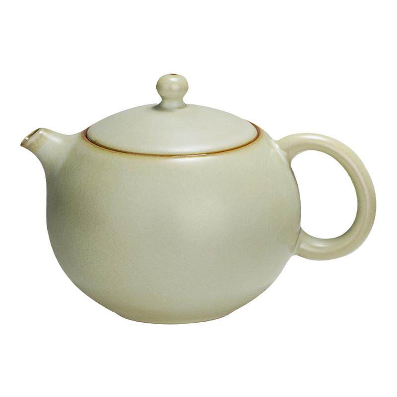 手工茶壶周泽堂汝窑简约开片可养