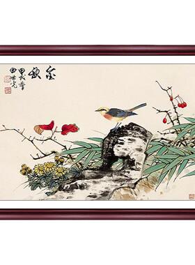 2026新款实木免打孔电表箱装饰画