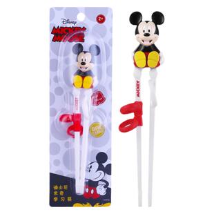 迪士尼艾莎公主学习筷2-3-6岁宝宝勺子女孩餐具二段训练儿童筷子