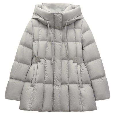 呈品95进口波兰科鲁达白鹅绒高密无胆防绒收腰显瘦鹅绒服冬羽绒服