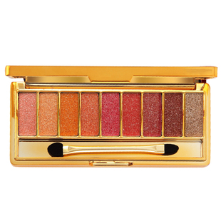 维妮小熊防水9色闪亮晶晶眼影盘小大地色珠光闪粉便携