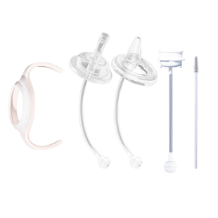 适配贝亲奶瓶配件宽口径吸嘴鸭嘴学饮杯替换头奶嘴吸管重力球手柄