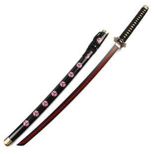 索隆刀三刀黑刀秋水和道一文字三代鬼彻雪走阎魔天羽羽斩路飞木刀