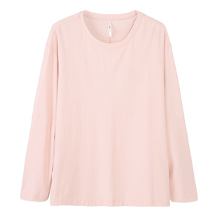 安之伴【巨柔软】情侣睡衣女款春秋季纯棉长袖单件上衣男士家居服