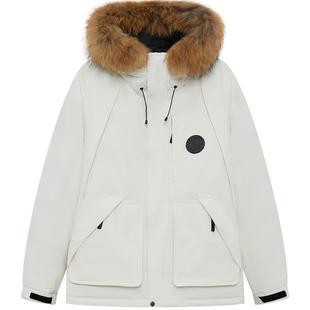 TeenieWeenie小熊男装时尚毛领羽绒服男款冬季休闲防水情侣外套