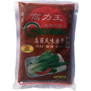 丹东高力王高丽风味辣酱朝鲜风味烧烤高丽酱细酱500辣白菜泡菜酱