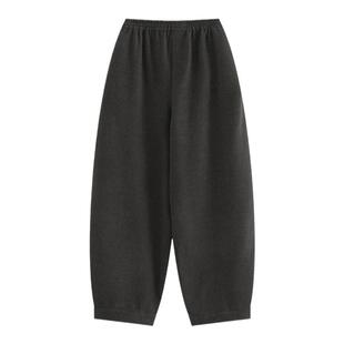 「GRNL」火速自留 男女同款重磅挺括力量廓感弯刀弧形直筒阔腿裤