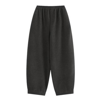 grnl弯刀弧形宽松直筒阔腿裤