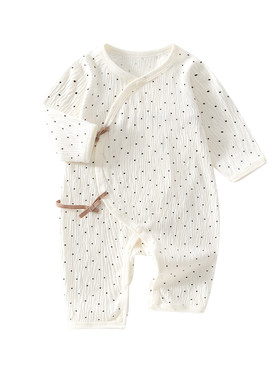 温巢新生婴儿衣服夏季薄款连体衣