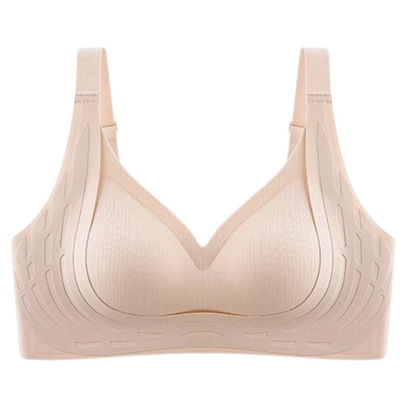 无痕乳胶内衣女聚拢小胸防下垂收副乳软支撑提拉女王调整型文胸罩