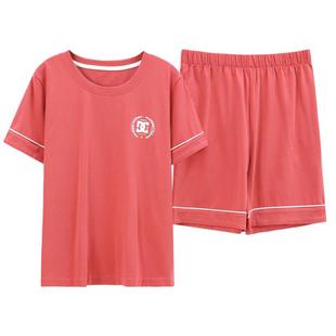 莫代尔睡衣女夏季短袖冰丝感棉绸透气家居服青年女士套装春天薄款