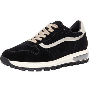 真皮老爹鞋运动鞋女鞋子2026春秋新款女秋鞋ins潮百搭内增高单鞋