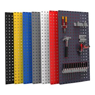 定制洞洞板置物架五金工具挂板墙展示架墙壁收纳挂架方孔挂板架子