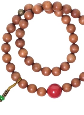 非鱼之家老山檀木手串檀香木配女