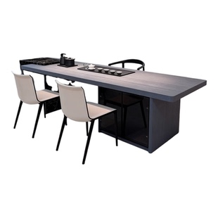 2026新款高端天然大理石客厅茶桌设计师办公室轻奢泡茶台现代简约