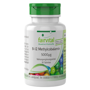 德国Fairvital进口甲钴胺活性维生素b12b族叶酸营养神经损伤修复