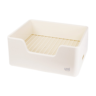 Umi兔子厕所金豆满豪华超大三分体防喷尿高颜值兔兔便盆宠物厕所