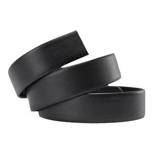 奥康无头皮带男真皮不带头自动扣头层牛皮腰带带身头层牛皮纯带身