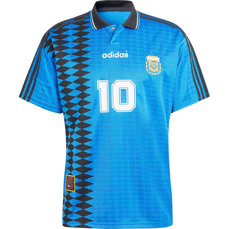 Adidas/阿迪达斯官方正品新款男士翻领阿根廷队休闲足球衣IS0266
