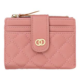 新款韩版小香风时尚钱包女士大容量短款零钱包ins风学生折叠钱夹