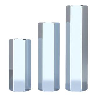 镀锌加长六角螺母螺杆丝杆牙条连接螺丝帽圆型接头M6M8M10M12-M30