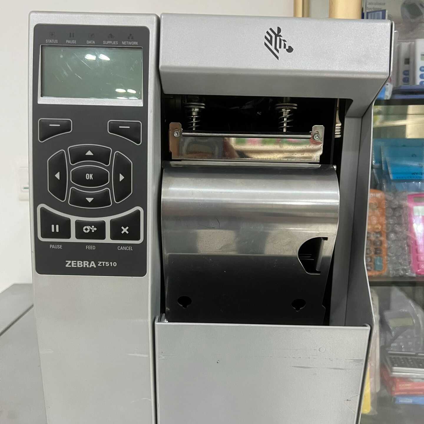 带剥离回卷斑马打印机ZT510-300dpi，机器正常使用中&mdash;议价