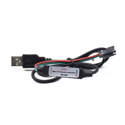 2812全彩灯带控制器USB迷你按键