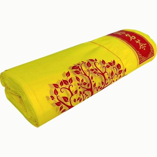 通用茶叶背心袋中国茗茶黄色塑料袋茶叶店专用包装袋子环保手提袋