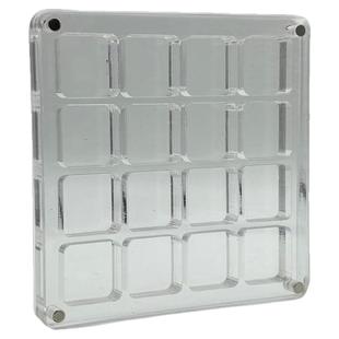 节日创意亚克力透明贝壳收纳盒海边石头小贝壳收藏磁力收纳展示盒