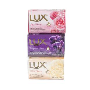 香港进口LUX力士香皂清洁柔嫩滋养柔肤沐浴洗手洁面家庭装80g/块