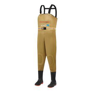 下水裤半身雨裤带雨鞋全身连体防水加厚抓捕鱼水裤水鞋涉水钓鱼服