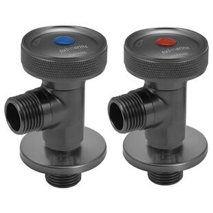 潜水艇角阀家用全铜球阀燃气冷热水器专用大流量直通水龙头开关阀