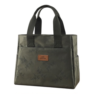 大容量妈妈手提包外出通勤休闲女包带娃妈咪包防水布包短途旅行包