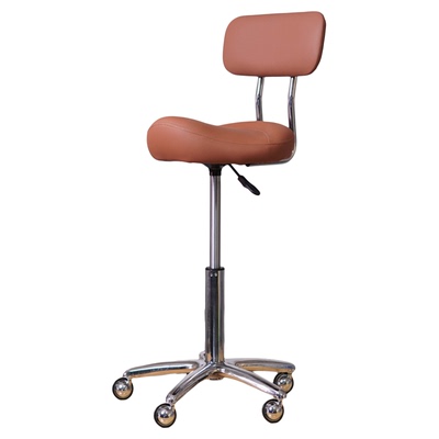 师傅椅理发店美发大工凳美发大工椅子美发凳子带靠背升降马鞍椅