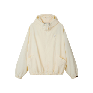 Dangerouspeople薛之谦dsp休闲手绘字体百搭宽松潮连帽薄夹克外套