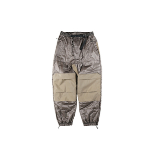 Norbit 日系复古拼接羽绒棉裤男宽松工装机能束脚保暖裤御寒长裤