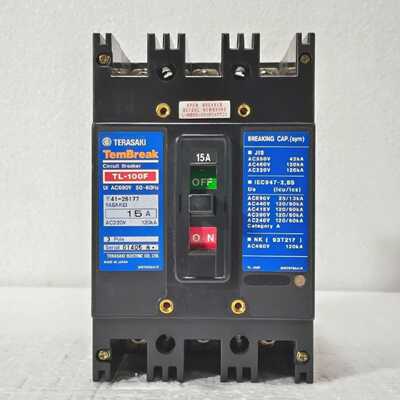 TERASAKI TEMBREAK TL100F CIRCUIT BREAKER 3 POLE 15A 690V