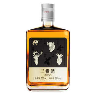 吉林敖东三鞭酒300ml 36度纯粮基酒 鹿鞭牛鞭羊鞭男性酒