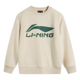 李宁男童卫衣春季2026新款儿童卫衣大童青少年运动长袖t恤童装