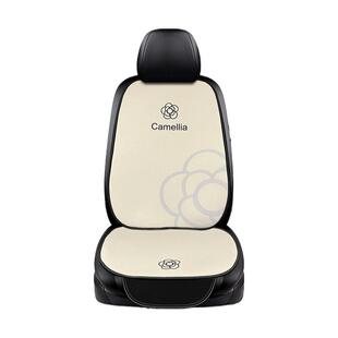 山茶花汽车坐垫四季通用女士车内半包座套座椅垫车垫座垫朗逸速腾
