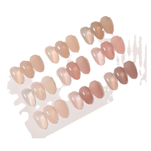 裸色甲油胶粉色系全套冰透光疗胶2026年新款梦中情裸 9色系列套装