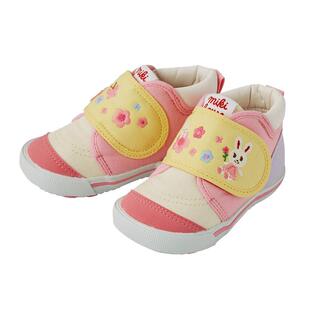MIKIHOUSE日本制学步鞋女童匠心刺绣舞飒兔二段女宝宝鞋子