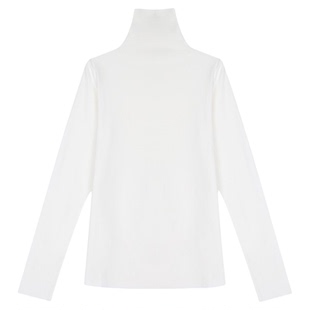 叠穿纯色高领加厚打底衫女秋冬春季德绒磨毛上衣内搭简约长袖T恤