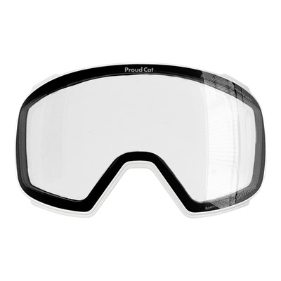 图门滑雪眼镜透明增光替换镜片