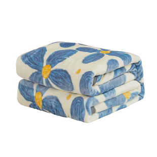 办公室午睡毯珊瑚绒可爱披肩小毛毯被子法兰绒床单午休毯铺床盖毯